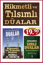 Hikmetli ve Tılsımlı Dualar Seti(2 Kitap Birarada)Şifa Veren Dualar bu sette!