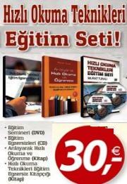 Hızlı Okuma Teknikleri Eğitim Seti  (2 Kitap + 1 DVD + 1 VCD Birlikte)