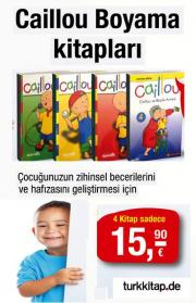 Caillou Boyama Kitapları Seti(4 Kitap Birarada)Çocuğunuzun Zekasını Geliştirecek Set!