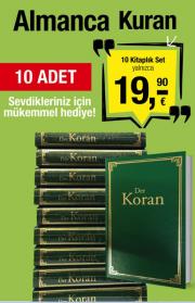 Almanca Kuran    Der Heilige Koran(10 Adet Birarada) 80 Euro Tasarruf Edin! 