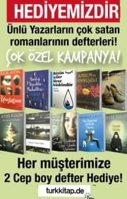 Bestseller Romanların Not Defterleri Hediyemiz!  Çok Özel Kampanya