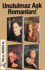 Unutulmaz Aşk Romanları (4 Kitap Birarada) Nostalji Kitapları  Seti