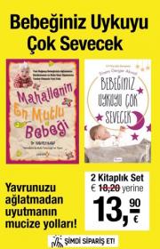 Bebeğiniz Uykuyu Çok Sevecek Seti (2 Kitap Birarada)