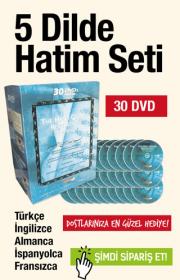 Kuran-i Kerim Hatim Seti30 DVD / 5 Dilde  (Türkçe - İngilizce - Almanca - İspanyolca - Fransızca)