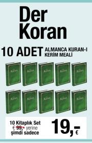 Der Koran (10 stück / Adet)Almanca Kuran-ı Kerim Meali