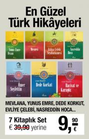 En Güzel Türk Hikayeleri(7 Kitap)Yunus Emre'den Mevlana'ya Kadar!