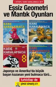 Eşsiz Geometri ve Mantık Oyunları (4 Kitap) Kare Karalamaca