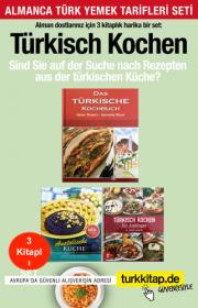 Türkisch Kochen - Almanca Yemek Kitapları (3 Kitap + 1 CD)