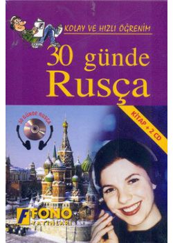 30 Günde Rusça (1 Kitap + 2 CD Birlikte) Kutulu