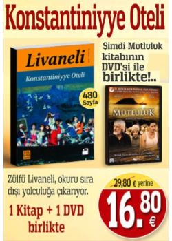 Livaneli Seti  (1 Kitap + 1 DVD) Konstantiniyye Oteli  bu Sette!