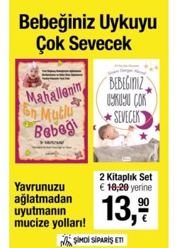 Bebeğiniz Uykuyu Çok Sevecek Seti (2 Kitap Birarada)