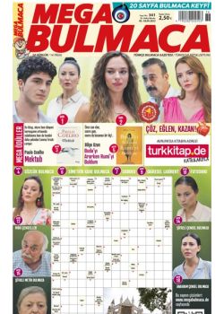 Mega Bulmaca (341. Sayı) Ödüllü Bulmacaları Çöz, Kazan! 