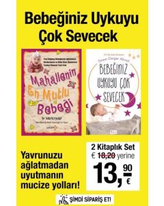 Bebeğiniz Uykuyu Çok Sevecek Seti (2 Kitap Birarada)